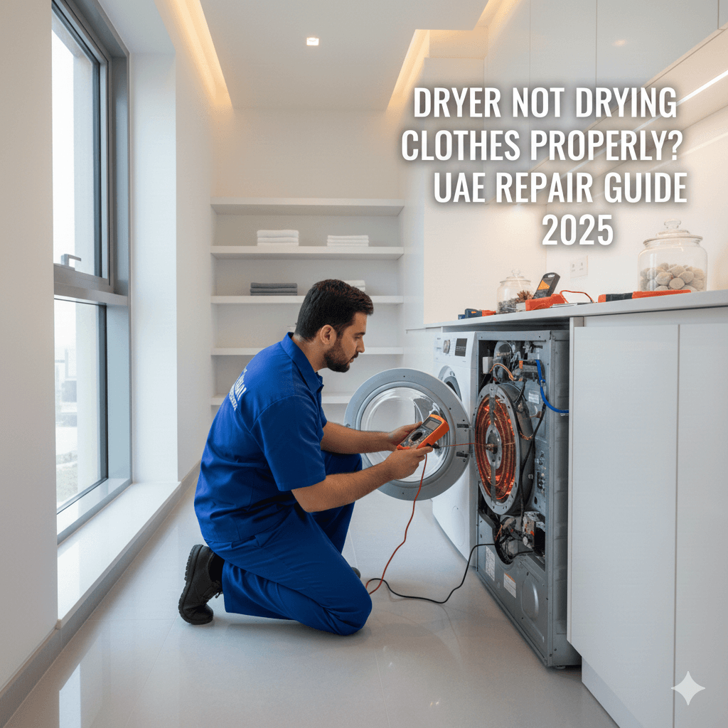 Dryer Not Drying Clothes Properly? Expert Dryer Repair Dubai | Fix Appliance UAE